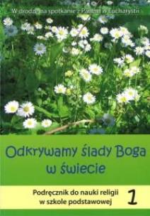 Okładka książki Religia SP 1 podr.Odkrywamy ślady Boga  WiDŚK