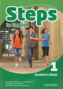 Okładka książki Steps In English 1 SB with Exam Support PL OXFORD