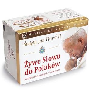 Okładka książki Święty Jan Paweł II. Żywe Słowo do Polaków