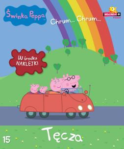 Okładka książki Świnka Peppa Chrum Chrum 15 Tęcza