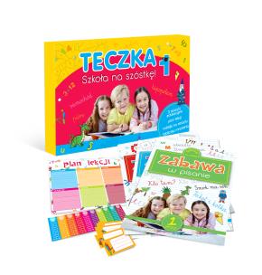 Okładka książki Szkoła na szóstkę Teczka 1