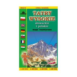 Okładka książki Tatry Wysokie 1:25 000