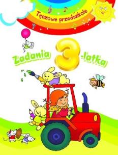 Okładka książki Tęczowe przedszkole - Zadania 3-latka