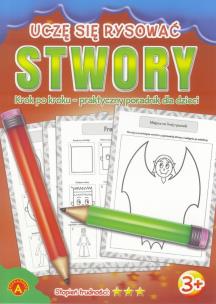 Okładka książki Uczę się rysować stwory ALEX