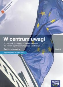 Okładka książki WOS LO 2 W centrum uwagi ZR NPP w.2014 MATURA ROM