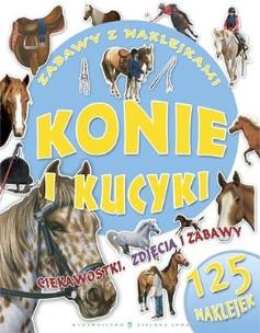 Okładka książki Zabawy z naklejkami. Konie i kucyki