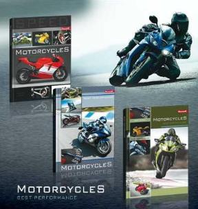 Opakowanie Zeszyt A5/60K/BR kratka 10 szt. Motocykle