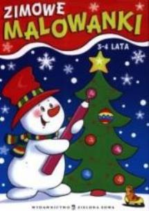 Okładka książki Zimowe malowanki 3-4 lata 2012
