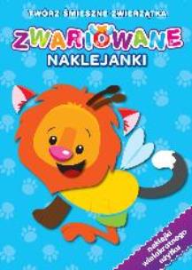 Okładka książki Zwariowane naklejanki - Zwierzęta