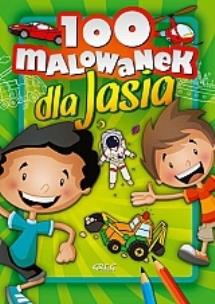 Okładka książki 100 malowanek dla Jasia