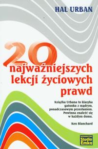 Okładka książki 20 najważniejszych lekcji życiowych prawd