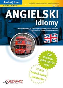 Okładka książki Angielski - Idiomy (książka + audio CD) EDGARD