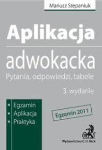 Okładka książki Aplikacja adwokacka wyd.3. Aplikacje prawnicze