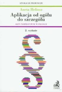 Okładka książki Aplikacja od ogółu do szczegółu.