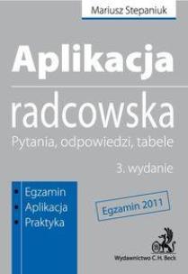 Okładka książki Aplikacja radcowska