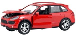 Opakowanie Auto metalowe Porsche Cayenne Turbo żółty