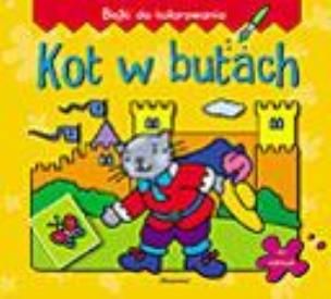 Okładka książki Bajki do kolorowania - Kot w butach