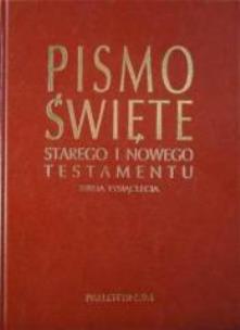 Okładka książki Biblia Tysiąclecia - brąz oprawa ekologiczna