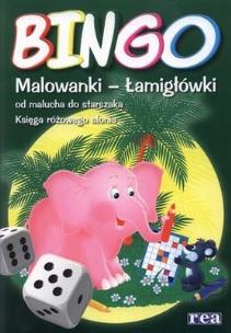Okładka książki Bingo - Malowanki. Księga różowego słonia REA