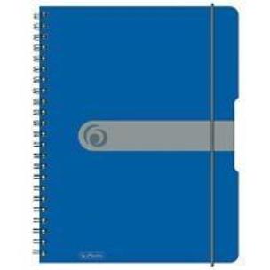 Opakowanie Brulion na spirali A4/80K kratka PP niebieski