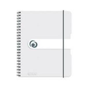 Opakowanie Brulion na spirali A5/80K kratka PP transparentny