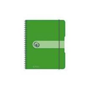 Opakowanie Brulion na spirali A6/100K kratka PP zielony