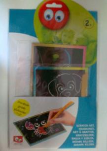 Opakowanie DIY Tęczowe obrazki