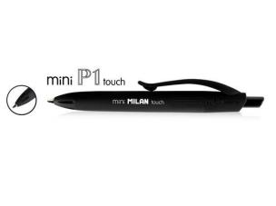 Opakowanie Długopis P1 mini Rubber Touch czarny (40szt) MILAN