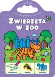 Okładka książki Dzieciaki poznają zwierzaki - zwierzęta zoo