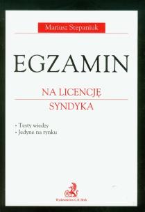Okładka książki Egzamin na licencję syndyka
