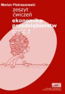 Okładka książki Ekonomika przedsięb. ćw cz. 3 eMPi2 WZ