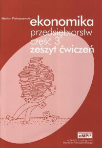 Okładka książki Ekonomika przedsięb. cz. 3 ćw. eMPi2 w. 2009 WZ