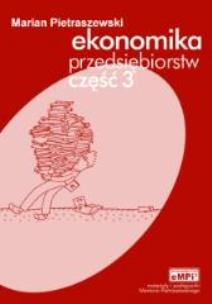 Okładka książki Ekonomika przedsięb. cz. 3 eMPi2 WZ