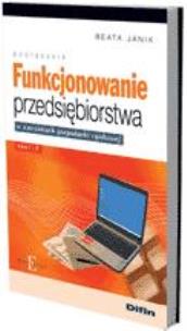 Okładka książki Funkcj. przedsiębior. w warukach gosp. rynk. DIFIN