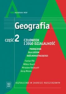 Okładka książki Geografia LO 2 Człowiek i jego działalność podr ZR
