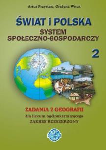 Okładka książki Geografia LO 2 Świat i Polska zad Z.R. SOP ST