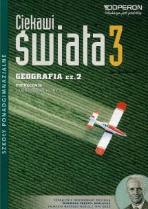 Okładka książki Geografia LO 3/2 Ciekawi świata podr ZR OPERON