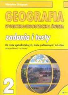 Okładka książki Geografia społ-ekon. świata zadania ćw 2 EFEKT