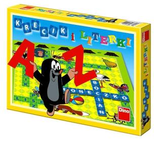 Opakowanie Gra - Krecik i literki  DINO
