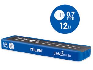 Opakowanie Grafity do ołówka 0,7mm HB (12szt) MILAN