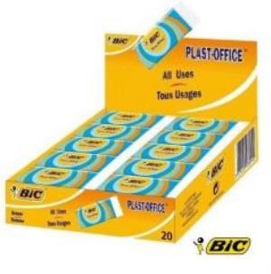 Opakowanie Gumka Plast-office (20 szt.) BIC