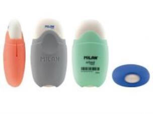 Opakowanie Gumka School w osłonce Rubber Touch (12szt)MILAN