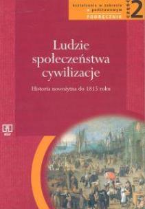 Okładka książki Historia LO Ludzie społeczeństwa 2 podr WSiP