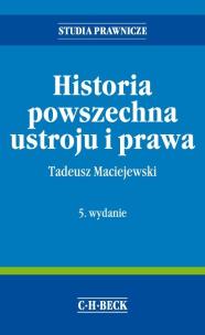 Okładka książki Historia powszechna ustroju i prawa