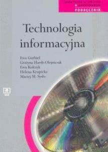 Okładka książki Informat LO Technologia podr Gurbiel +CD WSiP