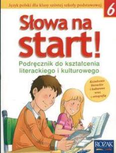 Okładka książki J. Polski SP 6 Słowa na start Podr w.2012 NE