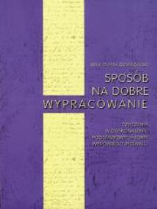 Okładka książki J.polski Sposób Na Dobre Wypracowanie NE