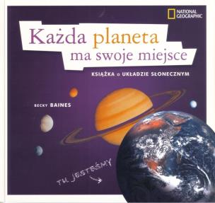Okładka książki Każda planeta ma swoje miejsce.