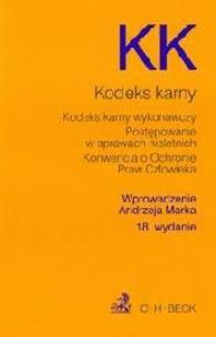 Okładka książki Kodeks karny wyd.18. Teksty Ustaw