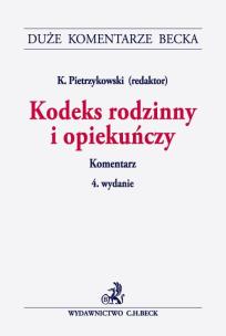 Okładka książki Kodeks rodzinny i opiekuńczy Komentarz